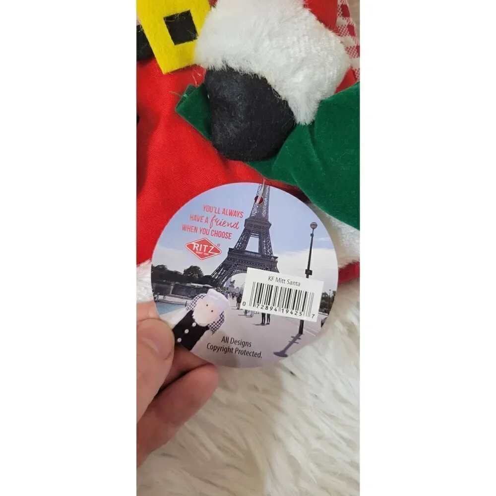 Ritz Kitchen Friends Cotton Oven Mitts Santa New Holiday Baking Gifts Festive